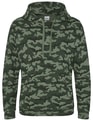 Camouflage Hoodie AWDis JH014 Green Camo